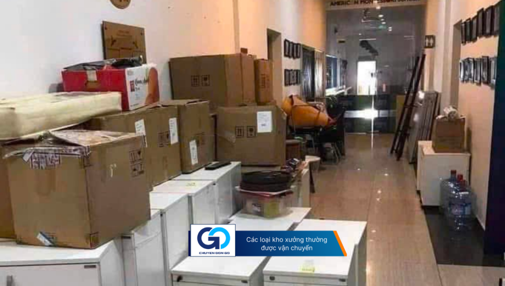 Các loại kho xưởng thường được vận chuyển