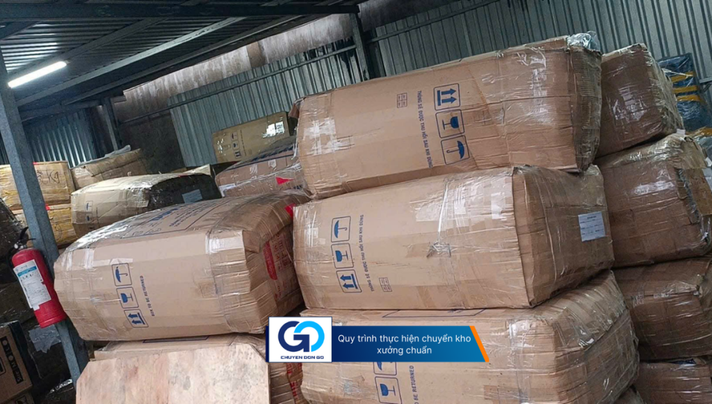Quy trình thực hiện chuyển kho xưởng chuẩn