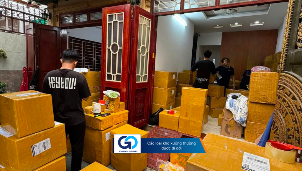 Các loại kho xưởng thường được di dời