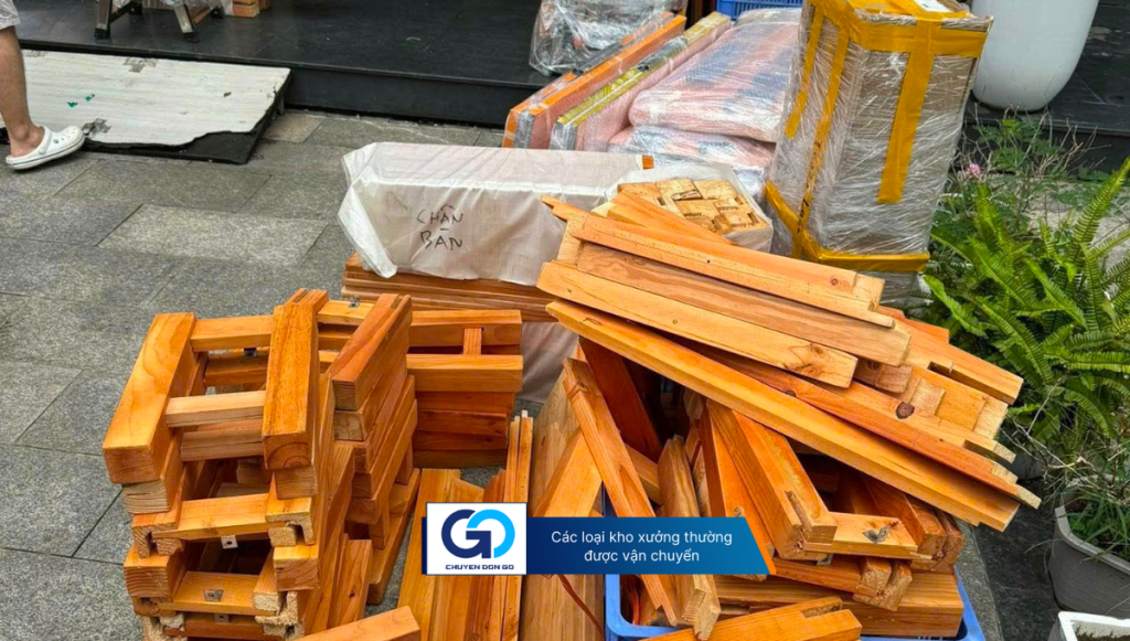 Các loại kho xưởng thường được vận chuyển