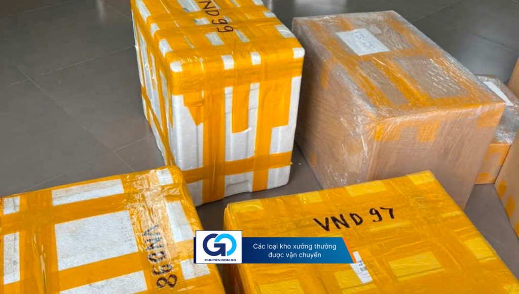 Các loại kho xưởng thường được vận chuyển