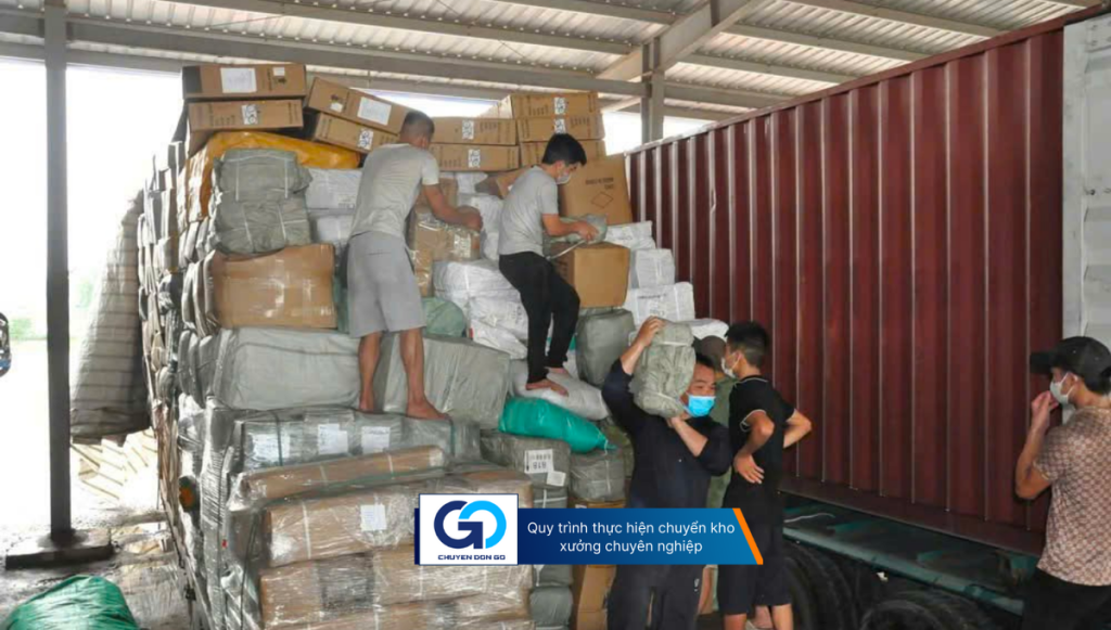 Quy trình thực hiện chuyển kho xưởng chuyên nghiệp