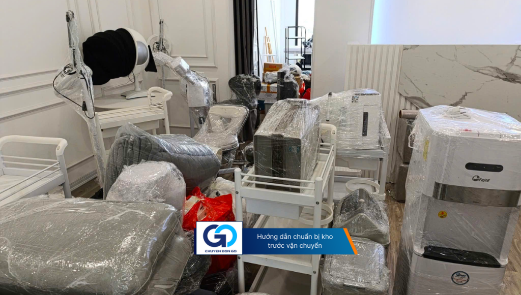 Hướng dẫn chuẩn bị kho trước vận chuyển