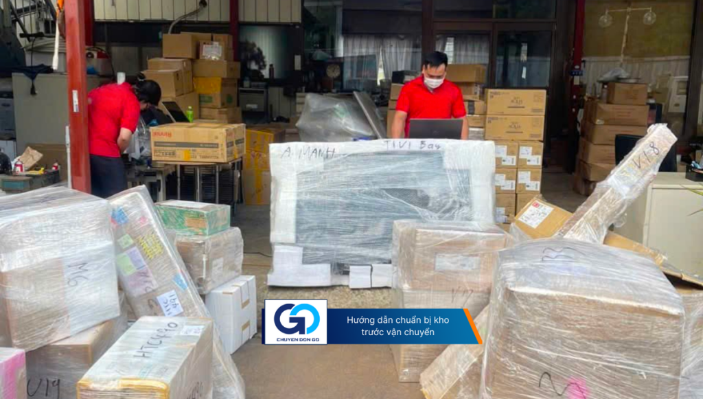 Hướng dẫn chuẩn bị kho trước vận chuyển