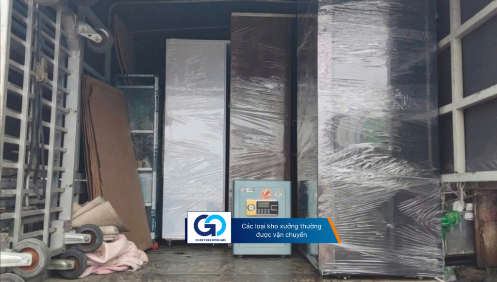  Các loại kho xưởng thường được vận chuyển