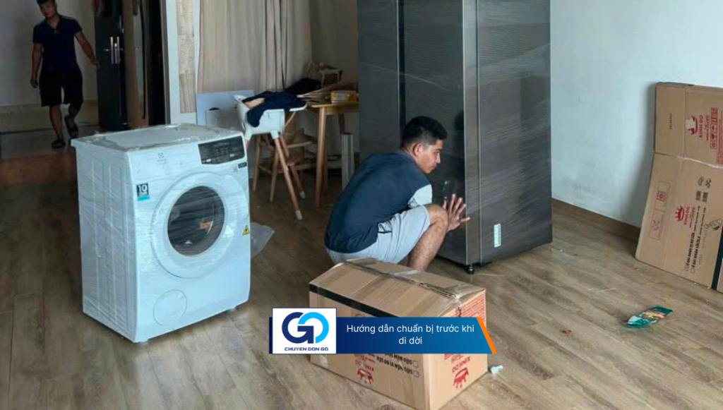 Hướng dẫn chuẩn bị trước khi di dời