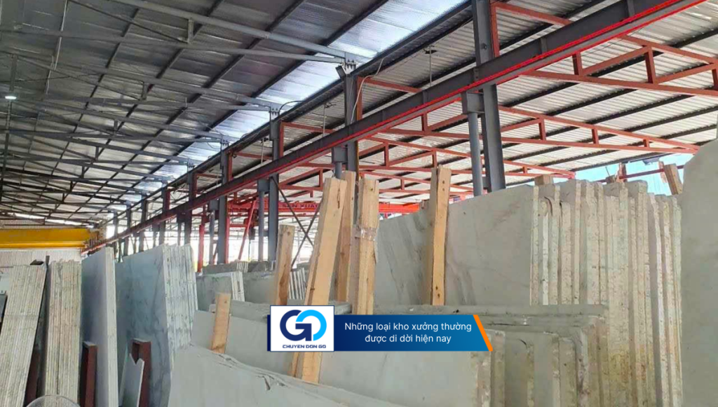 Những loại kho xưởng thường được di dời hiện nay