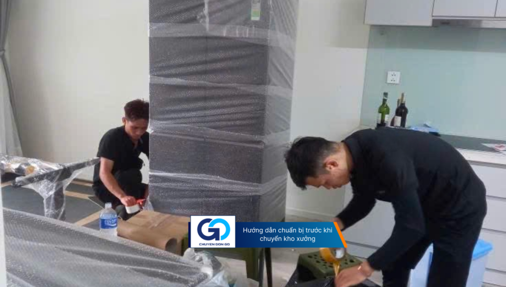 Hướng dẫn chuẩn bị trước khi chuyển kho xưởng