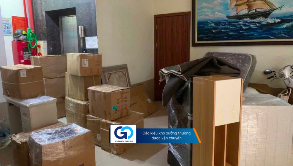 Các kiểu kho xưởng thường được vận chuyển