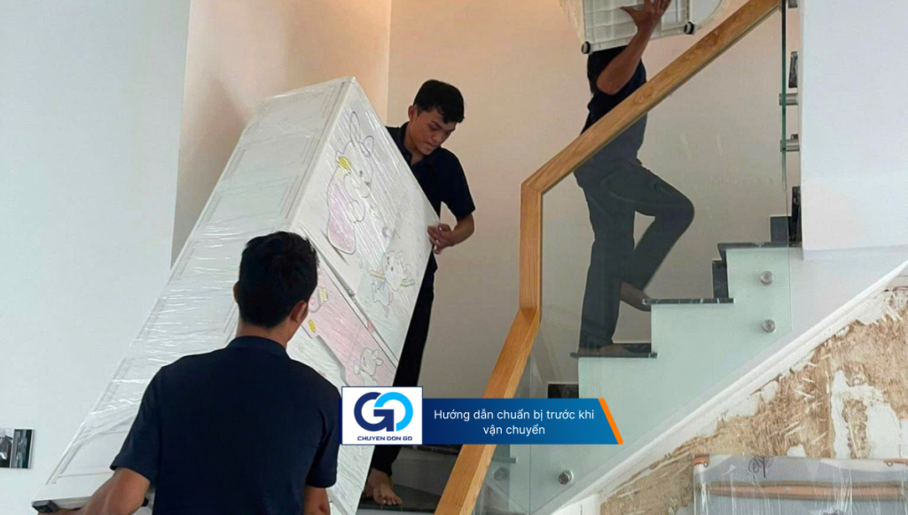 Hướng dẫn chuẩn bị trước khi vận chuyển