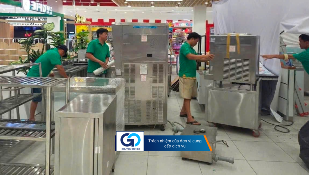 Trách nhiệm của đơn vị cung cấp dịch vụ