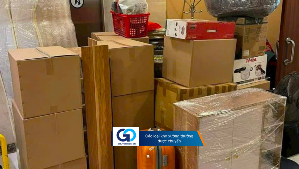 Các loại kho xưởng thường được chuyển