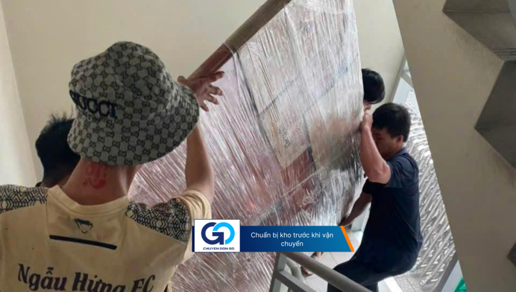 Chuẩn bị kho trước khi vận chuyển