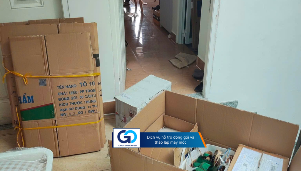 Dịch vụ hỗ trợ đóng gói và tháo lắp máy móc