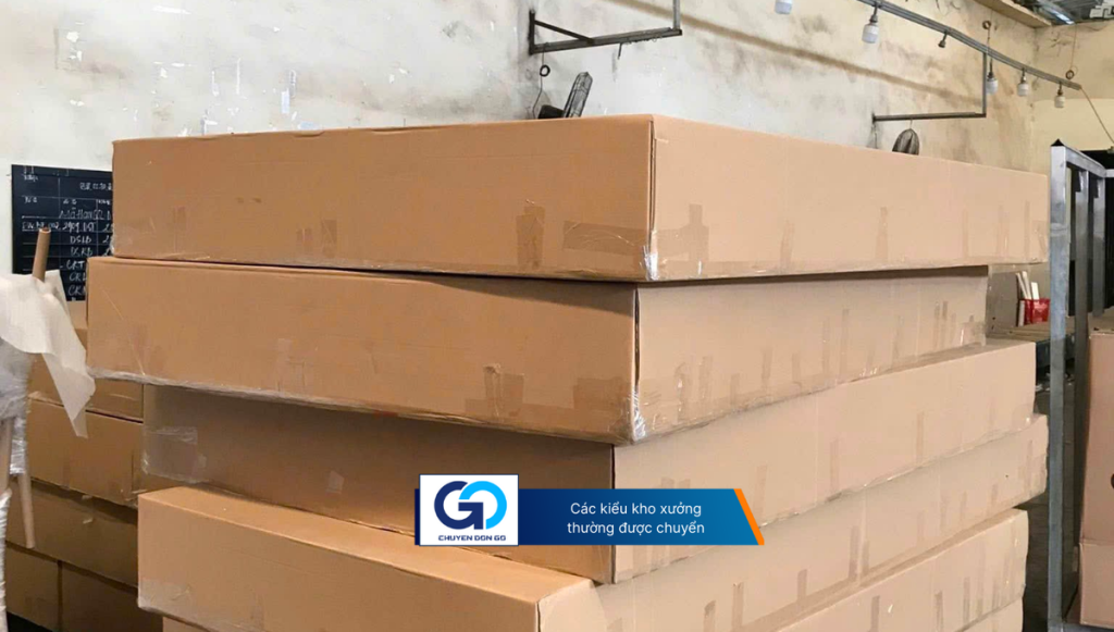 Các kiểu kho xưởng thường được chuyển
