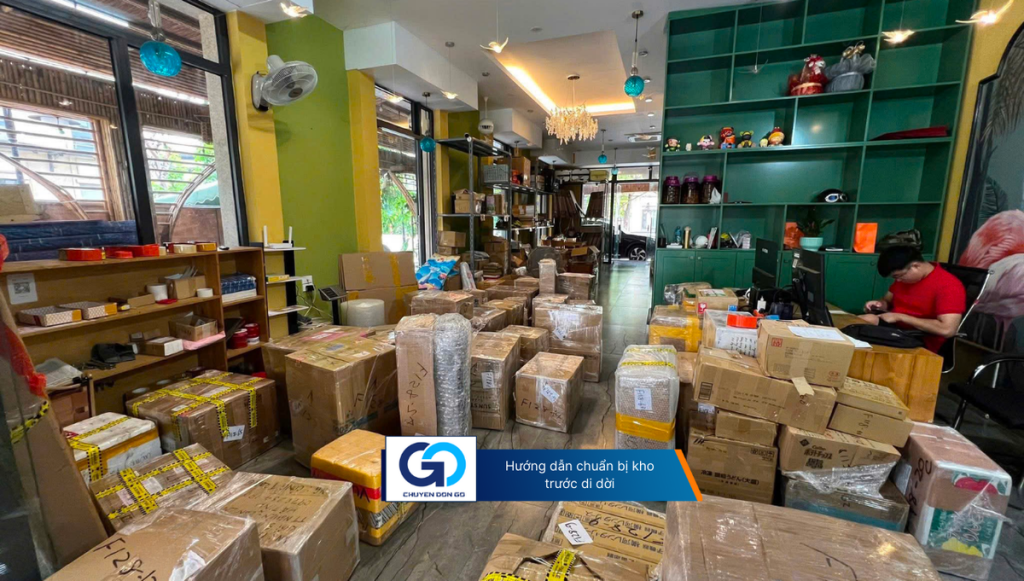 Hướng dẫn chuẩn bị kho trước di dời