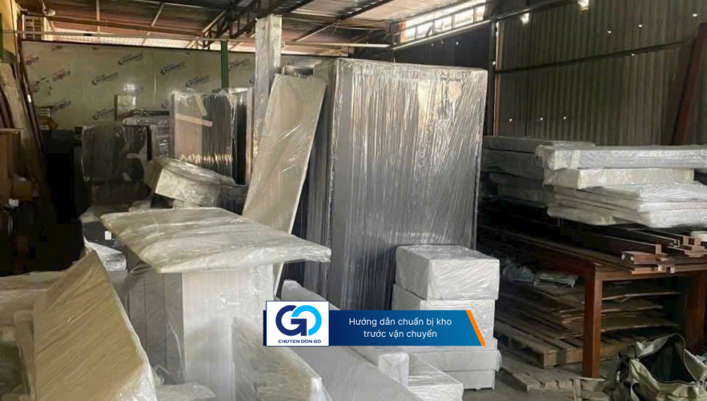 Hướng dẫn chuẩn bị kho trước vận chuyển