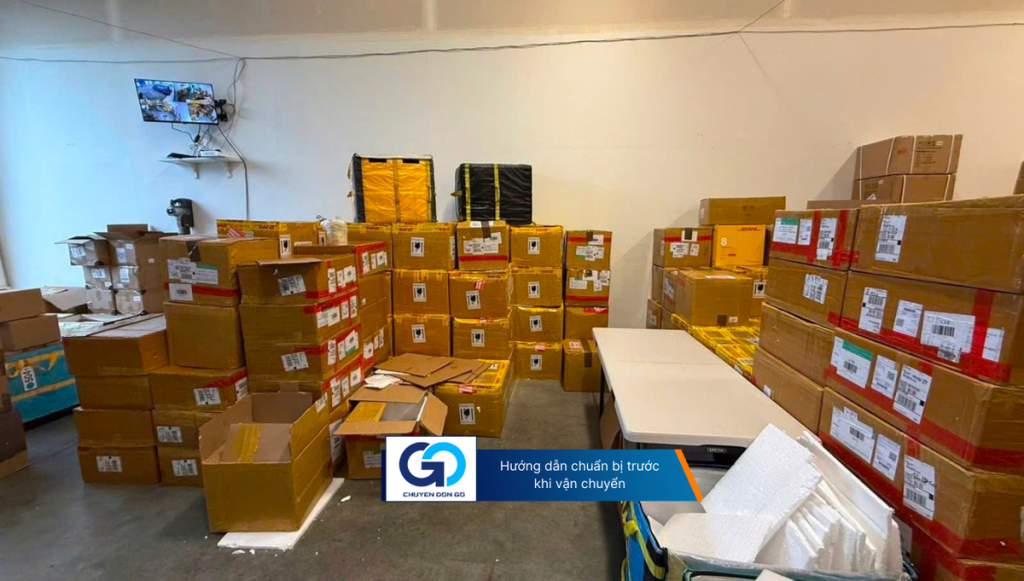 Hướng dẫn chuẩn bị trước khi vận chuyển