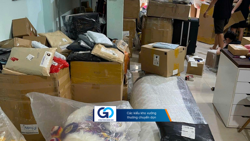 Các kiểu kho xưởng thường chuyển dọn