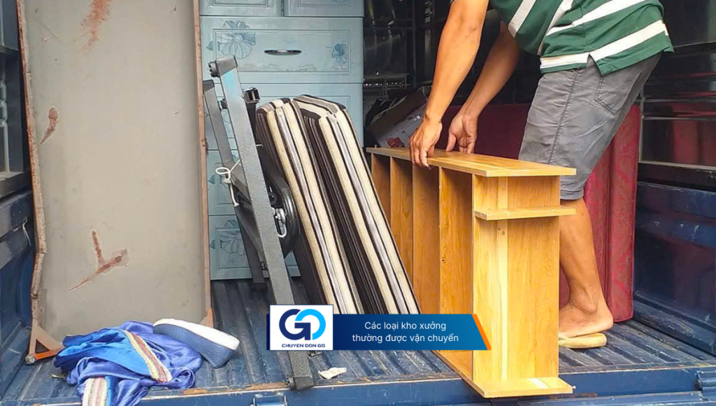 Các loại kho xưởng thường được vận chuyển