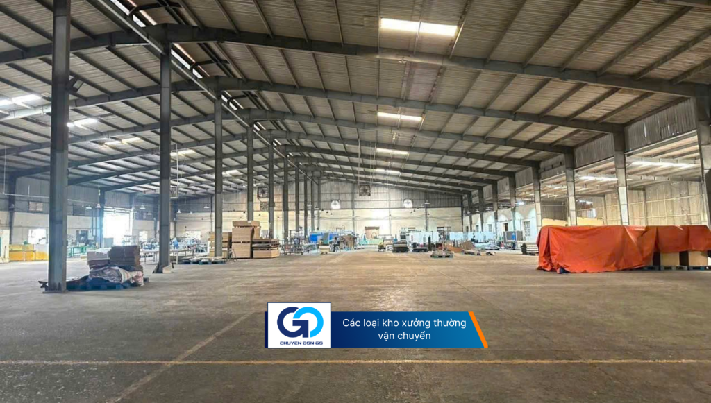 Các loại kho xưởng thường vận chuyển