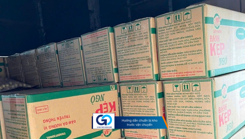 Hướng dẫn chuẩn bị kho trước vận chuyển