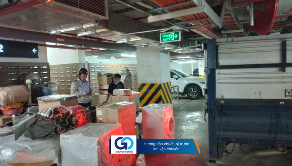 Hướng dẫn chuẩn bị trước khi vận chuyển