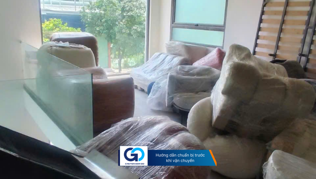 Hướng dẫn chuẩn bị trước khi vận chuyển