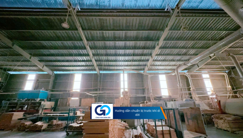 Hướng dẫn chuẩn bị trước khi di dời