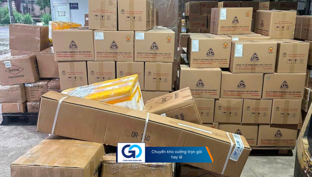 Chuyển kho xưởng trọn gói hay lẻ
