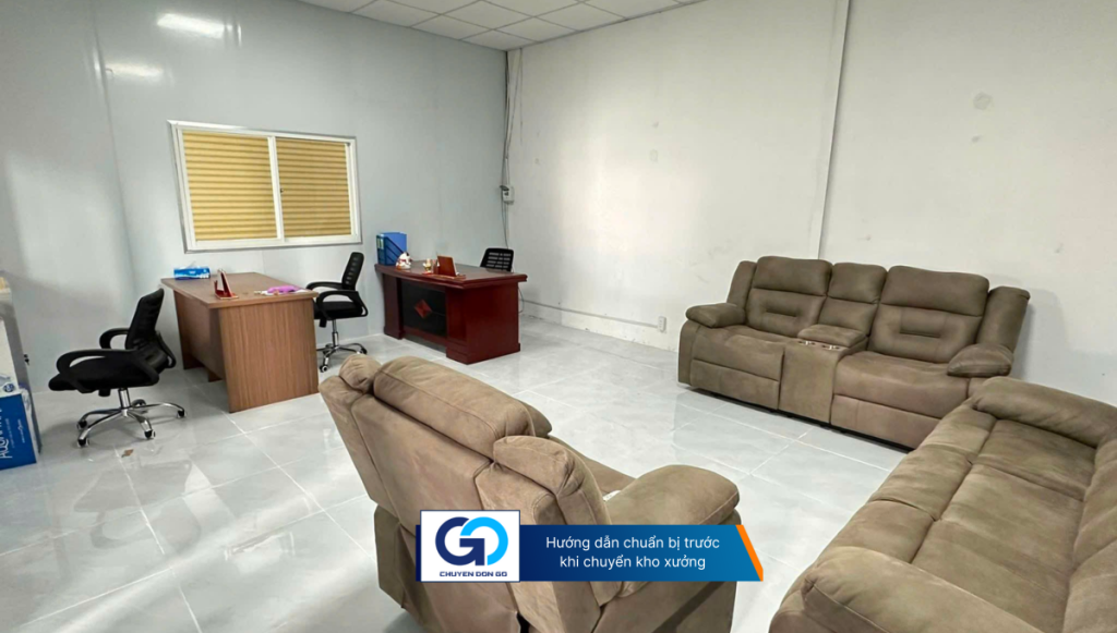 Hướng dẫn chuẩn bị trước khi chuyển kho xưởng