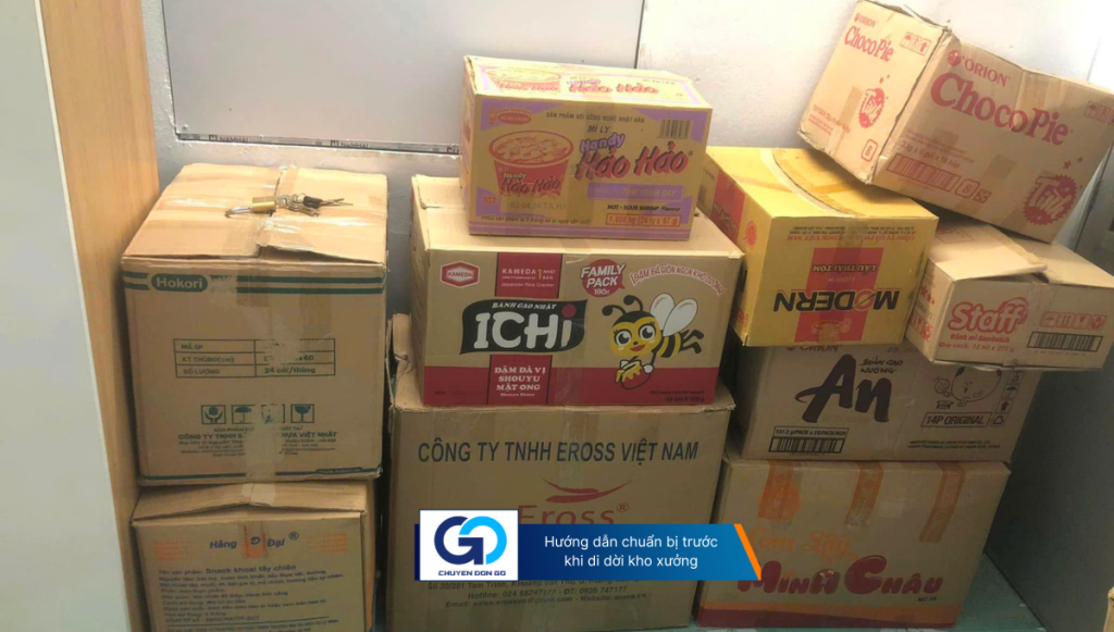 Hướng dẫn chuẩn bị trước khi di dời kho xưởng