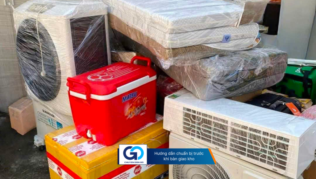 Hướng dẫn chuẩn bị trước khi bàn giao kho
