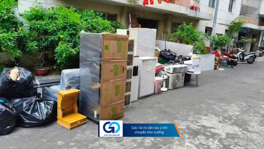 Các rủi ro cần lưu ý khi chuyển kho xưởng
