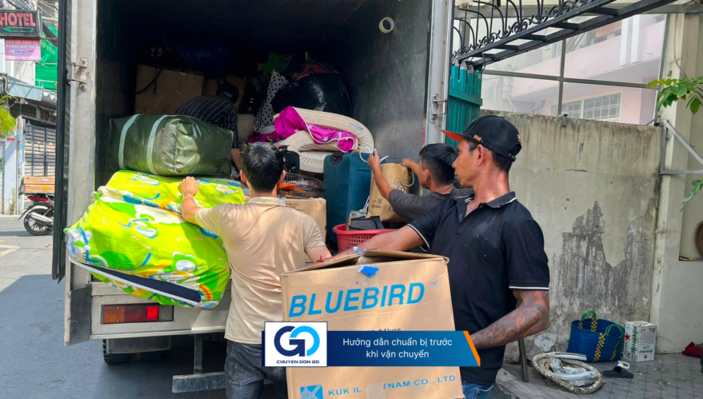 Hướng dẫn chuẩn bị trước khi vận chuyển