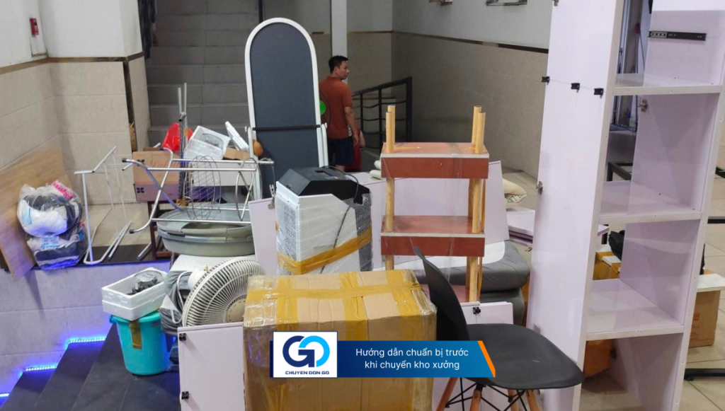 Hướng dẫn chuẩn bị trước khi chuyển kho xưởng