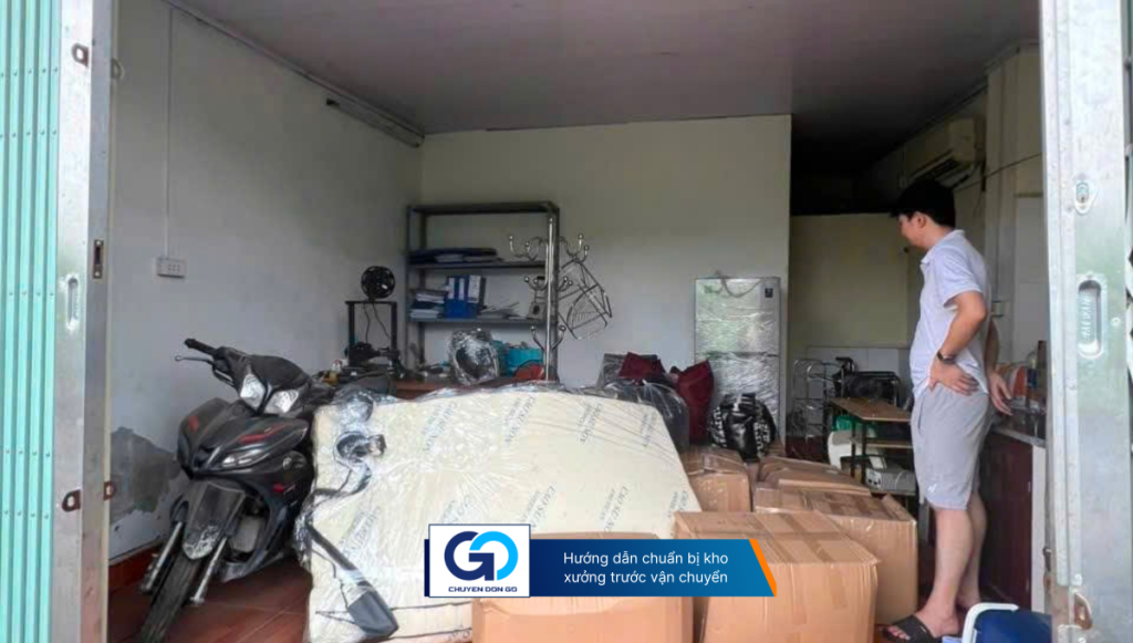 Hướng dẫn chuẩn bị kho xưởng trước vận chuyển
