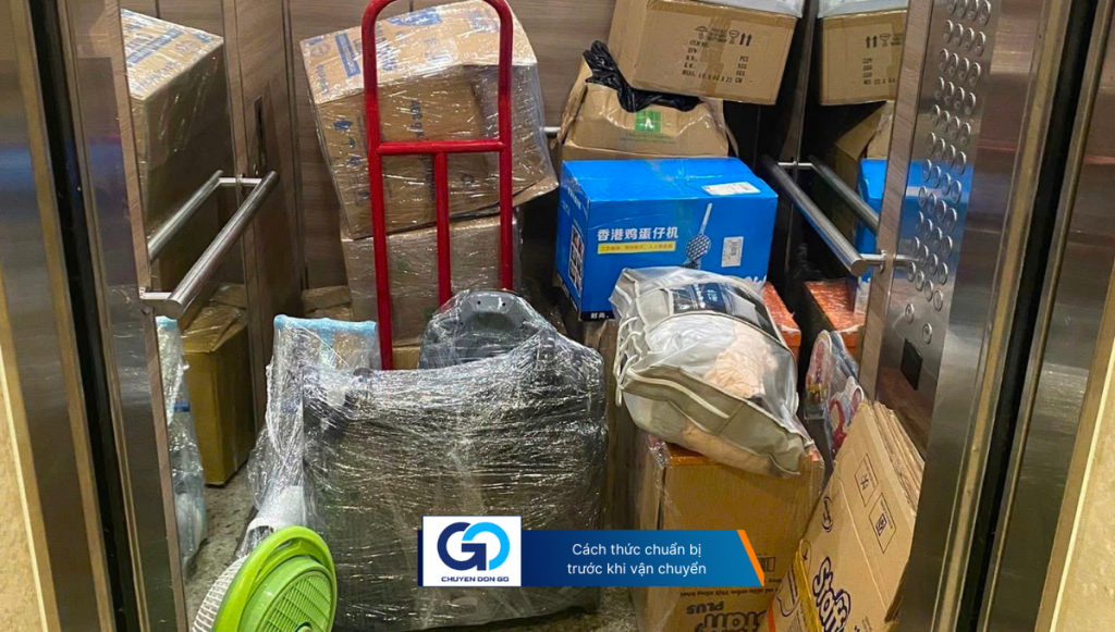 Cách thức chuẩn bị trước khi vận chuyển
