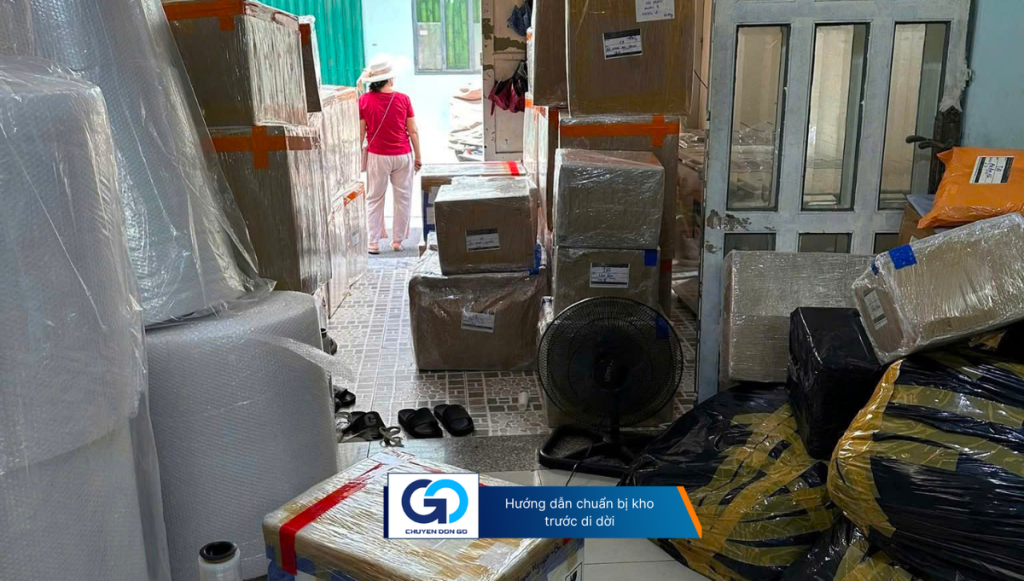  Hướng dẫn chuẩn bị kho trước di dời