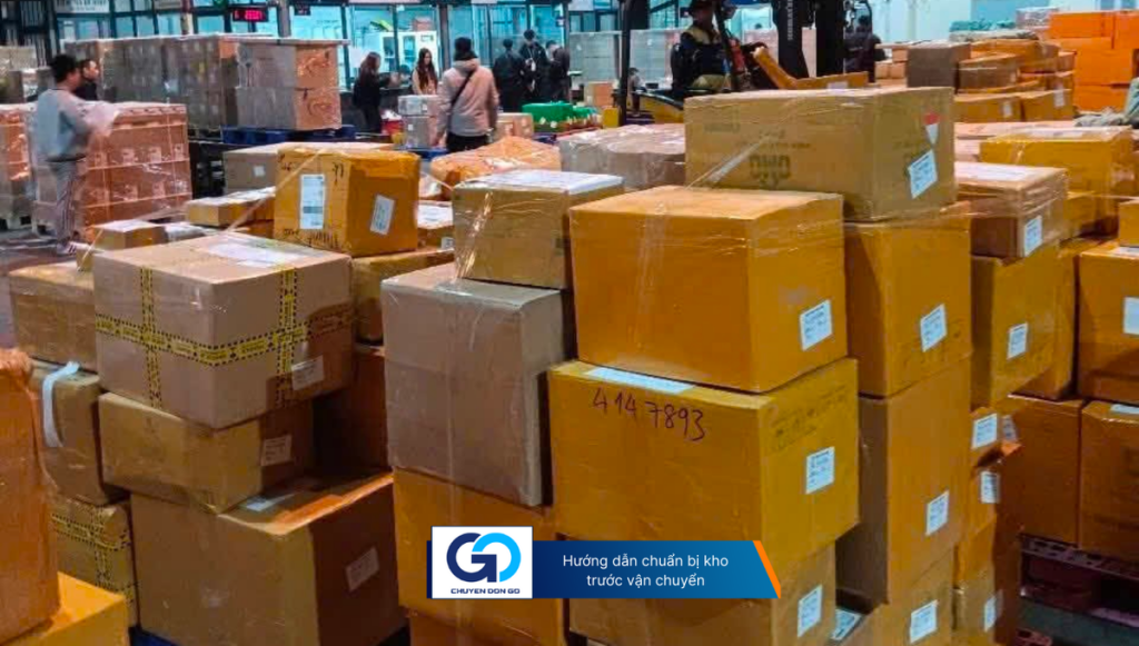  Hướng dẫn chuẩn bị kho trước vận chuyển