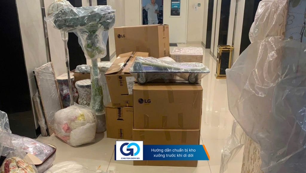 Hướng dẫn chuẩn bị kho xưởng trước khi di dời