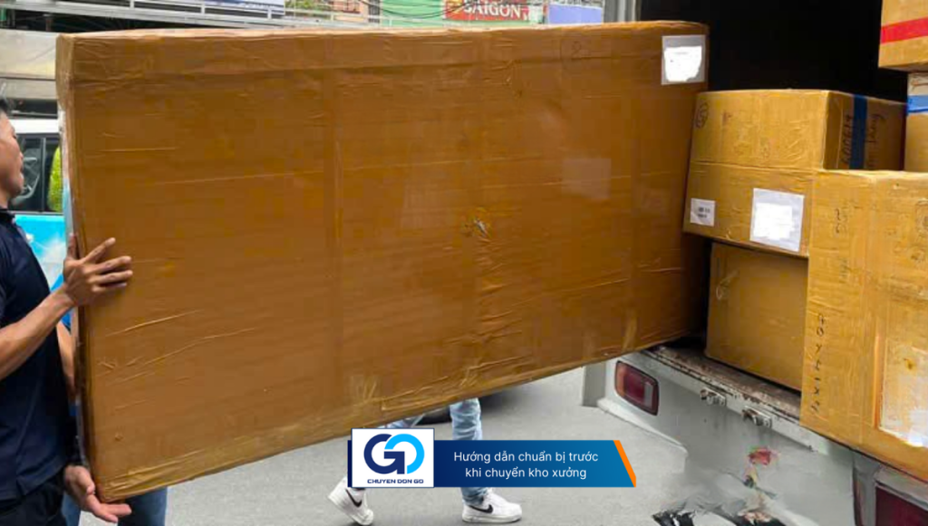Hướng dẫn chuẩn bị trước khi vận chuyển