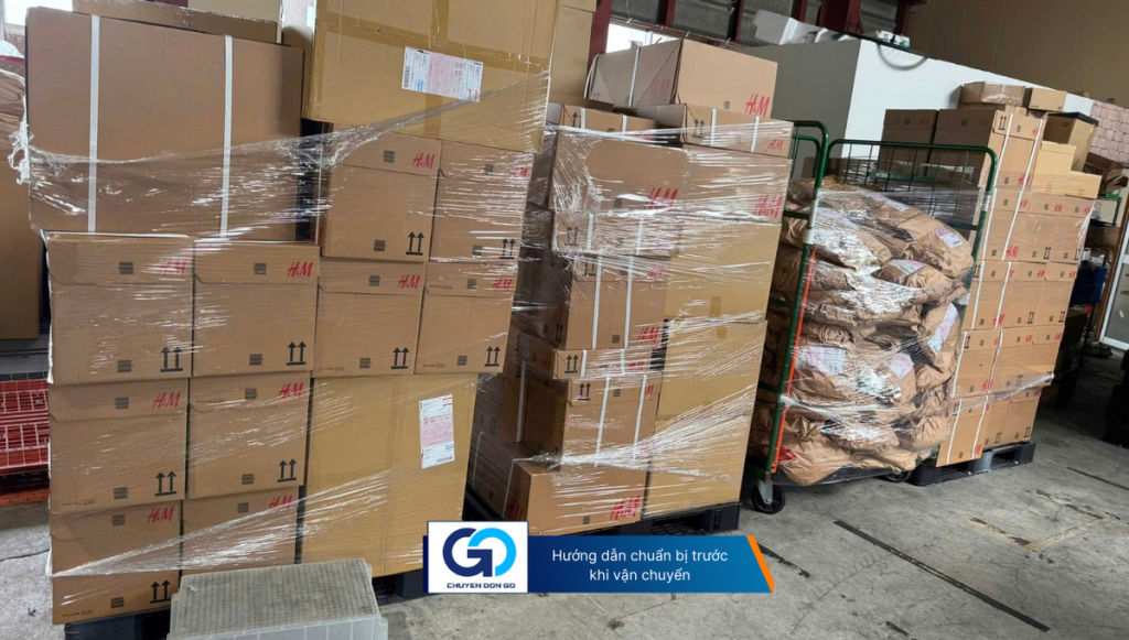 Hướng dẫn chuẩn bị trước khi vận chuyển