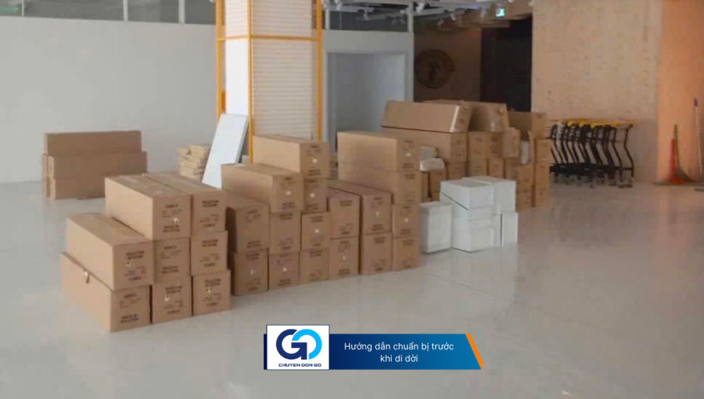 Hướng dẫn chuẩn bị trước khi di dời