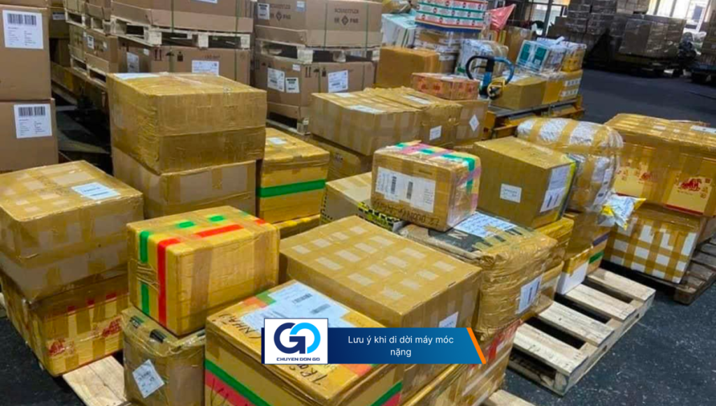 Lưu ý khi di dời máy móc nặng