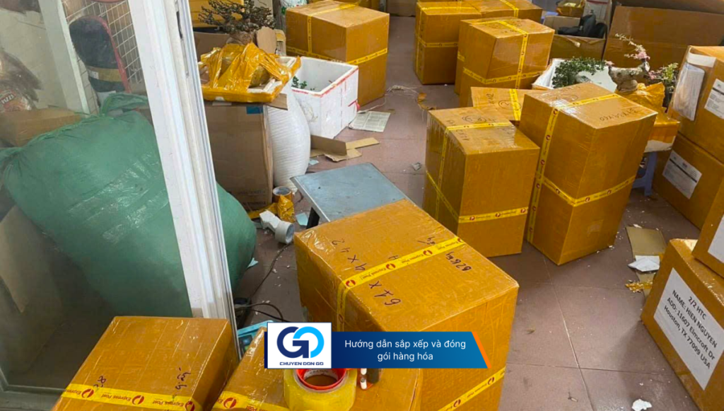 Hướng dẫn sắp xếp và đóng gói hàng hóa