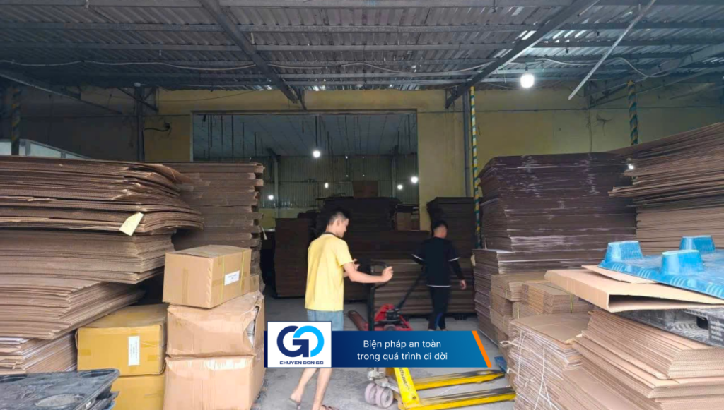 Biện pháp an toàn trong quá trình di dời
