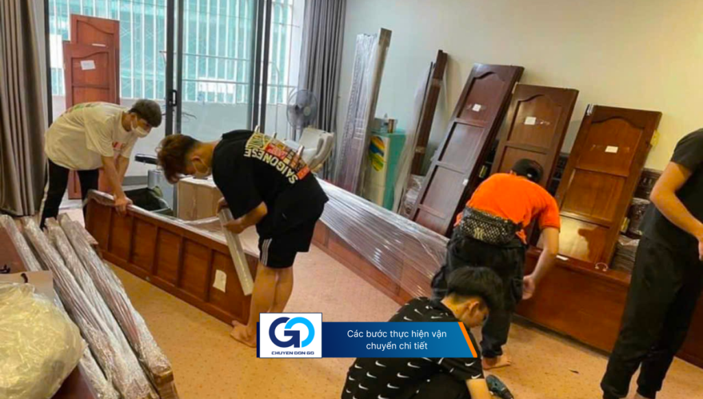  Các bước thực hiện vận chuyển chi tiết