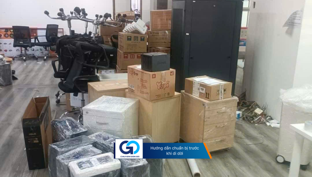 Hướng dẫn chuẩn bị trước khi di dời