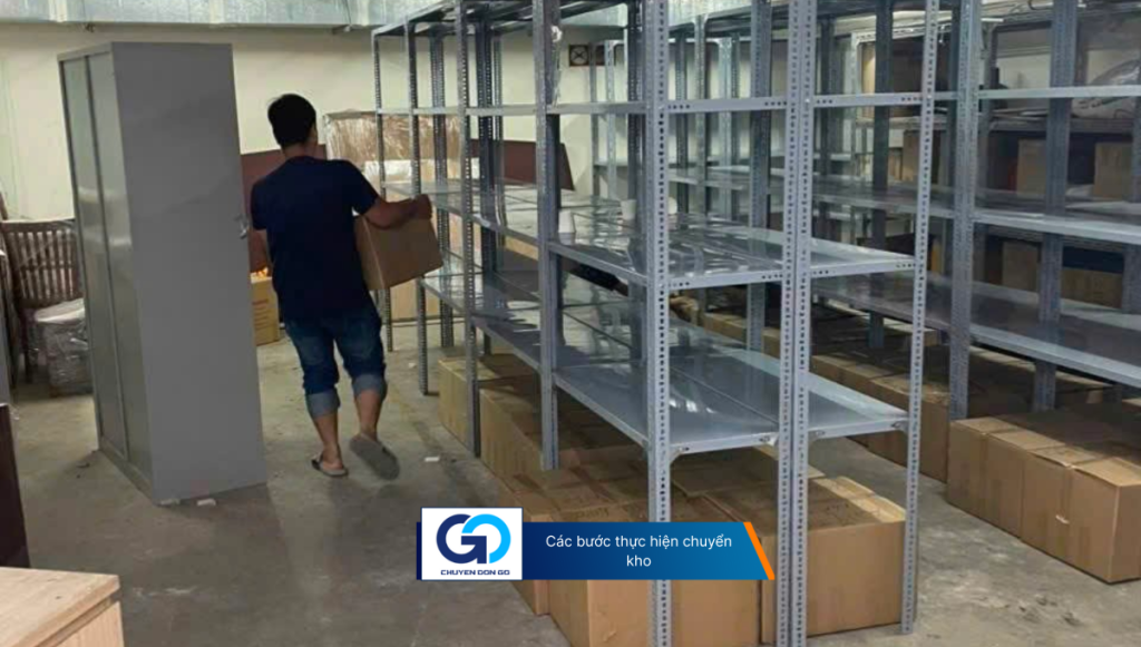 Các bước thực hiện chuyển kho